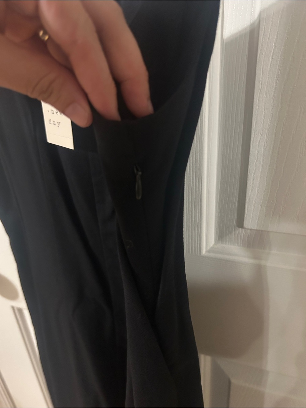 a new day Black Scoop-Neck A-Line Midi Dress - Picture 6 of 6